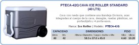 PTECA-42Q CAVA ICE ROLLER STANDARD - 40 lts